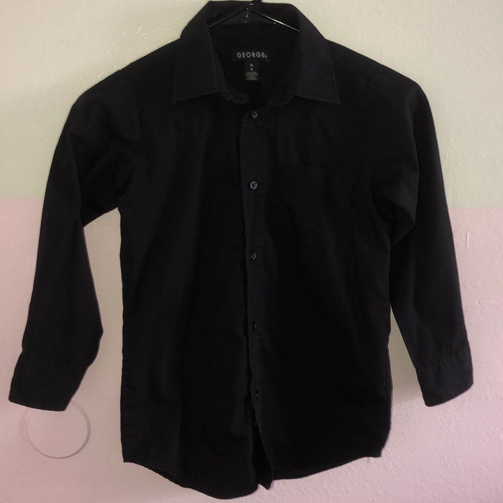 Boys long sleeve button up